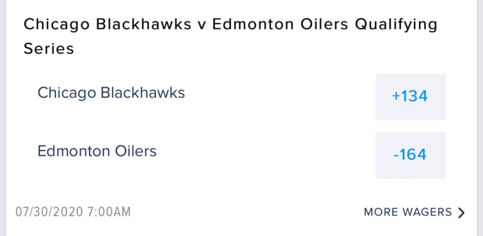 Odds via FanDuel Sportsbook